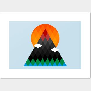 Volcano Posters and Art